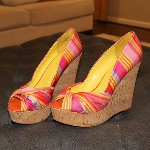 Colorful Nine West Chill Pill Wedge Sandal
